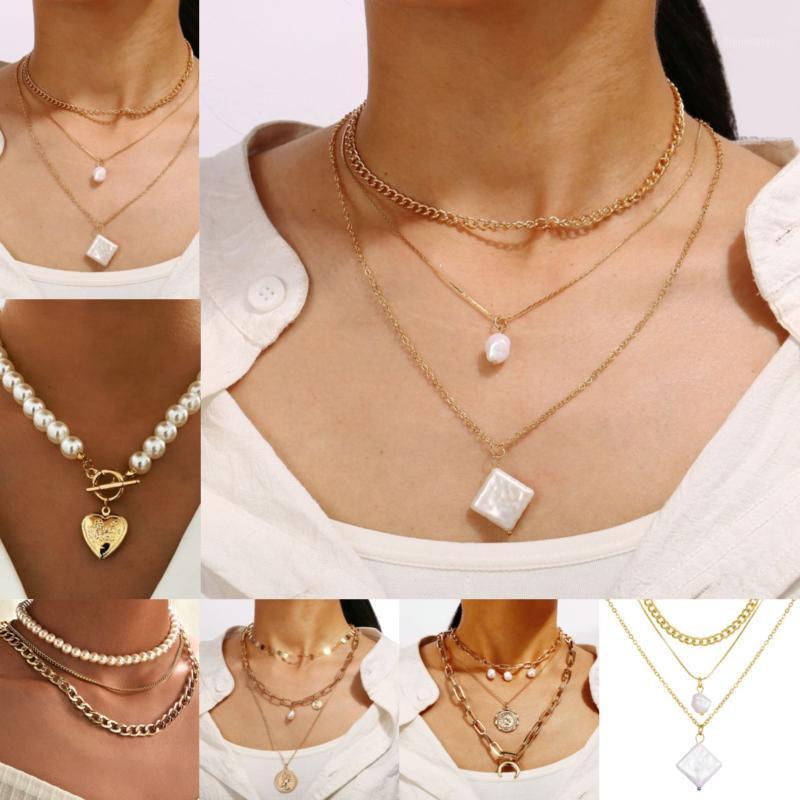 Chains Vintage Coin Choker Necklace For Women 2021 Multi Layered Portrait Pearls Gold Color Pendant Necklaces Chain Fashion Jewelry
Chains Vintage Coin Choker Necklace For Women 2021 Multi Layered Portrait Pearls Gold Color Pendant Necklaces Chain Fashion Jewelry