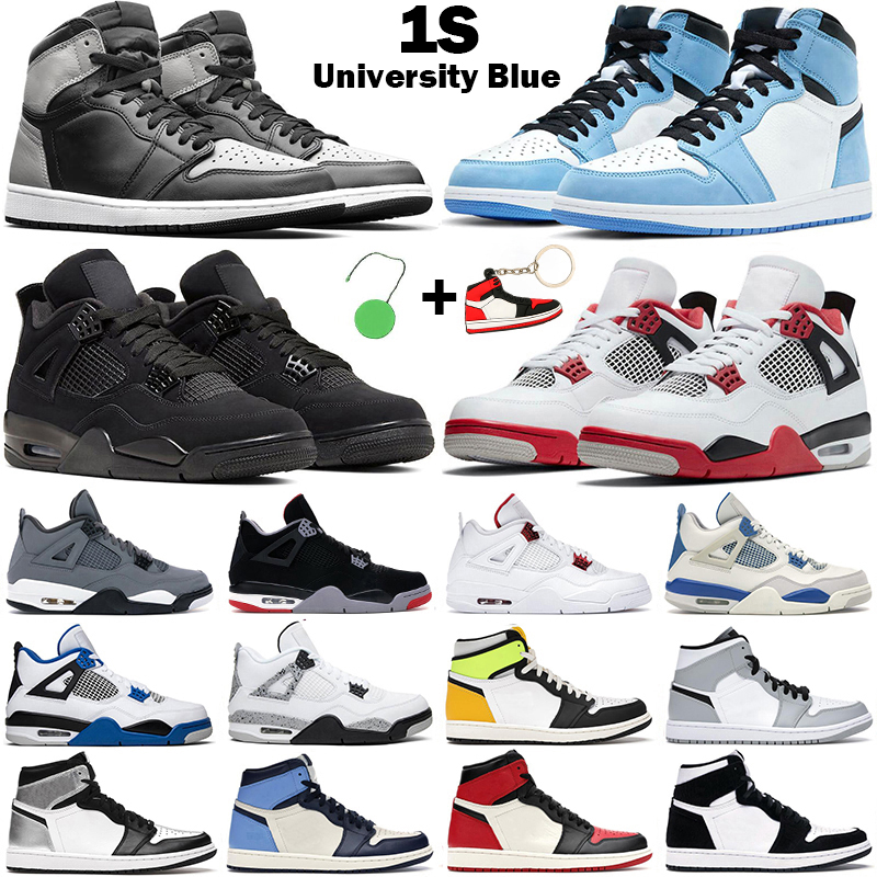 men women basketball shoes jumpman 1s 1 high og University Blue Shattered Backboard 4s Fire Red Black Cat White Cement mens trainer sneakers, 15
men women basketball shoes jumpman 1s 1 high og University Blue Shattered Backboard 4s Fire Red Black Cat White Cement mens trainer sneakers, 15
