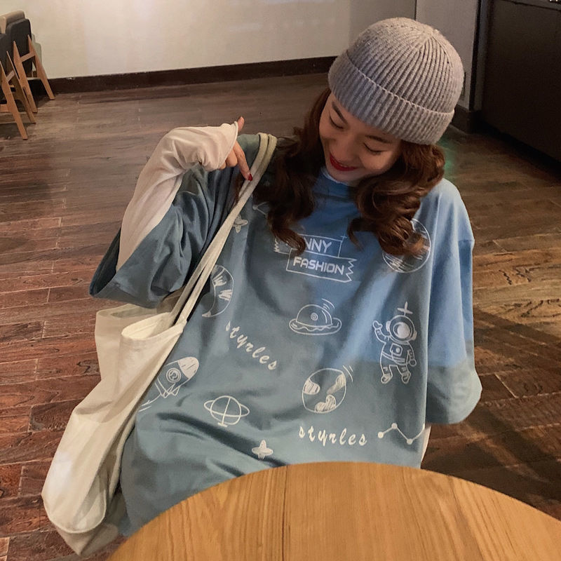 2021 New Harajuku Kawaii Manga Short Women's T-shirt Summer Tops Kpop Oversize Imprint of the School's Cartoon School Shirt Young Style Clot, Black
2021 New Harajuku Kawaii Manga Short Women's T-shirt Summer Tops Kpop Oversize Imprint of the School's Cartoon School Shirt Young Style Clot, Black