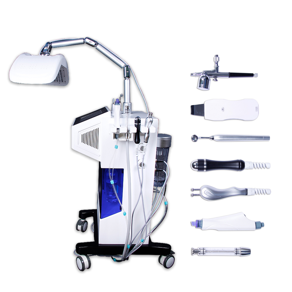 2021 New Hydro facial Multifunction Vacuum RF Oxygen Injector Skin Rejuvenation Beauty Machine for beauty salon