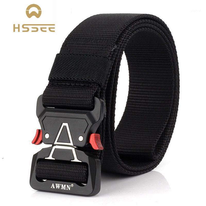 Waist Support HSSEE Official Genuine US Army Tactical Belt Hard Metal Quick Release Buckle Soft Nylon Unisex Sports1, Black
Waist Support HSSEE Official Genuine US Army Tactical Belt Hard Metal Quick Release Buckle Soft Nylon Unisex Sports1, Black