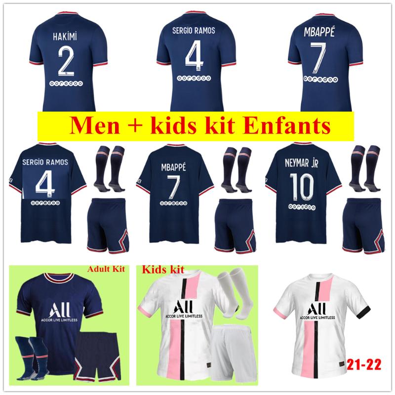 Men's T-Shirts 2021 2022 SERGIO RAMOS Soccer 21 22 Maillots De Shirt HAKIMI Men + Kids Kit Uniform MBAPPE Enfants Maillot F
Men's T-Shirts 2021 2022 SERGIO RAMOS Soccer 21 22 Maillots De Shirt HAKIMI Men + Kids Kit Uniform MBAPPE Enfants Maillot F