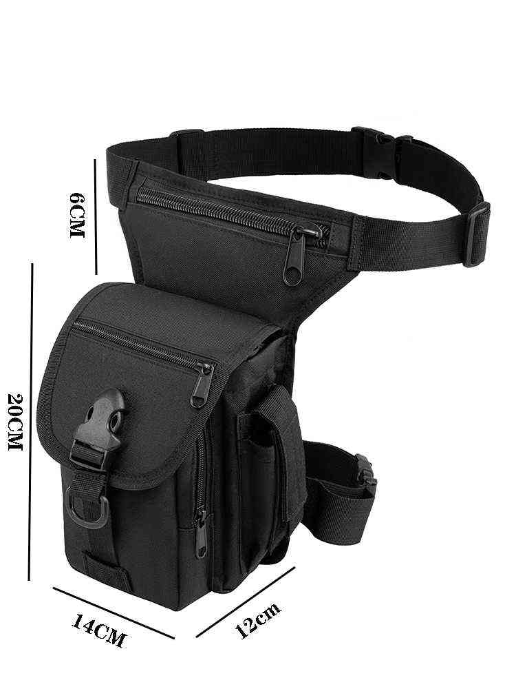 Nylon Waterproof Military Tactical Bag Leg Bag For Women Fanny Thigh Pack Motorcycle Waist Pack Outdoor Sport Ride Waist bag 20 220112