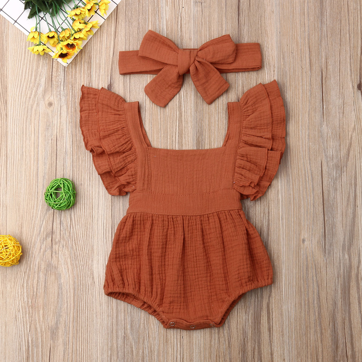 0-24M Baby Clothes Girl Solid Ruffle Romper Girls Jumpsuit Toddler Headband Newbron 2Pcs Set Kid Outfits Summer Clothing, Blue
0-24M Baby Clothes Girl Solid Ruffle Romper Girls Jumpsuit Toddler Headband Newbron 2Pcs Set Kid Outfits Summer Clothing, Blue