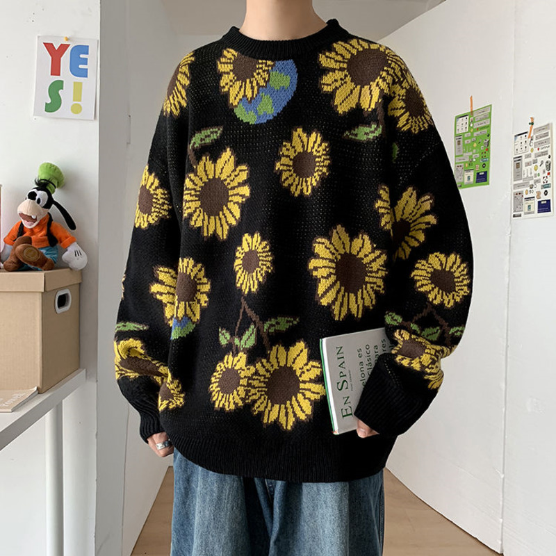 2021 New Winter Thick Flower Sweater Men's Warmth Fashion Retro Casual Knitted Pullover Men Knitting Sweaters Mens Clothes Hhav, Blue
2021 New Winter Thick Flower Sweater Men's Warmth Fashion Retro Casual Knitted Pullover Men Knitting Sweaters Mens Clothes Hhav, Blue