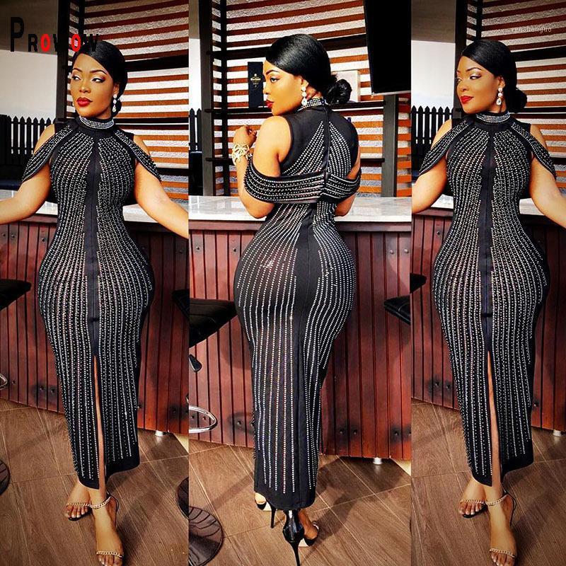 Casual Dresses Prowow High Quality Women Evening Patry Dress Elegant Diamonds Maxi Bodycon For Lady Slim Split Female Outfits Clothing, Black
Casual Dresses Prowow High Quality Women Evening Patry Dress Elegant Diamonds Maxi Bodycon For Lady Slim Split Female Outfits Clothing, Black