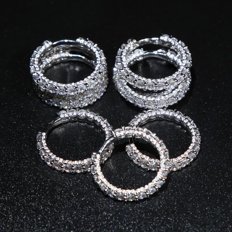 Cluster Rings US Size 6 7 8 9 Thin Full Cz Eternity Band Ring For Women Silver Color White Cubic Zirconia Sparking Bling Stacking
Cluster Rings US Size 6 7 8 9 Thin Full Cz Eternity Band Ring For Women Silver Color White Cubic Zirconia Sparking Bling Stacking