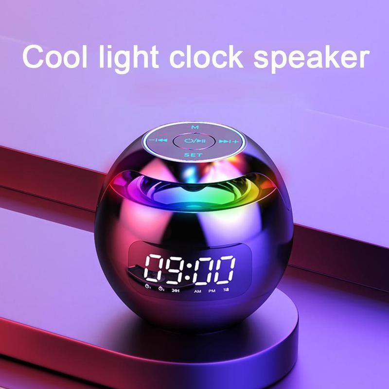 Portable Speakers Bluetooth-compatible Speaker Alarm Clock Mini Digital With Radio Mobile Arrival Subwoofer LED Display Phone M4S9
Portable Speakers Bluetooth-compatible Speaker Alarm Clock Mini Digital With Radio Mobile Arrival Subwoofer LED Display Phone M4S9
