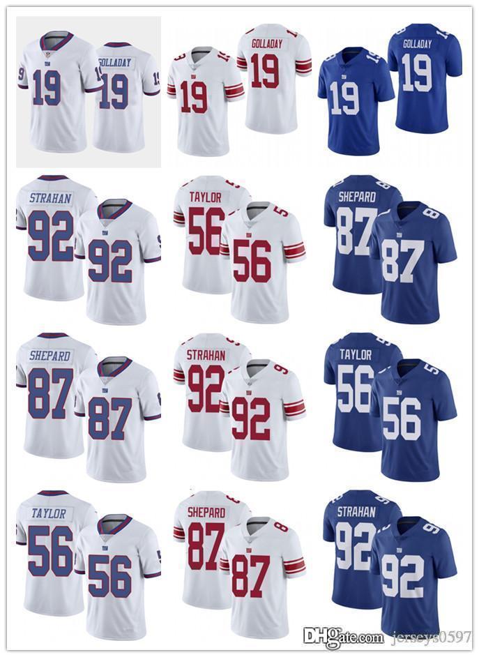 Men Women New YorkGiantsJersey 19 Kenny Golladay 92 Michael Strahan 87 Sterling Shepard 56 Lawrence Taylor Football Jerseys, Color
Men Women New YorkGiantsJersey 19 Kenny Golladay 92 Michael Strahan 87 Sterling Shepard 56 Lawrence Taylor Football Jerseys, Color