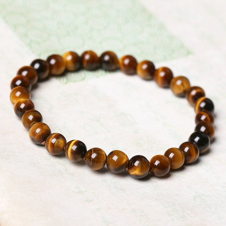 tigers eye stone bracelets for women and men bangle gift beads bracelets accessories wholesale