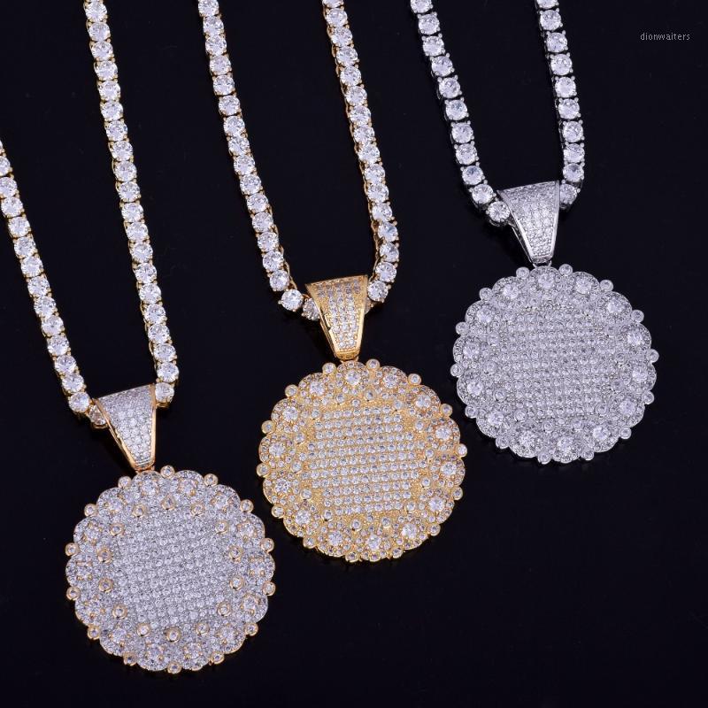 Chains Round Cluster Medallion Gold Color Pendant Necklace Bling Cubic Zircon Men's Hip Hop Jewelry
Chains Round Cluster Medallion Gold Color Pendant Necklace Bling Cubic Zircon Men's Hip Hop Jewelry