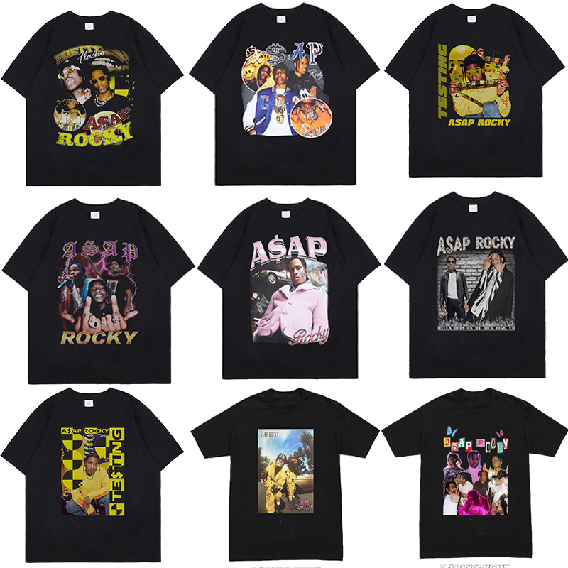 Asap Rocky Harajuku T-Shirt Men 2021 Summer Hip Hop T Shirts Mens Top Quality Streetwear Tshirts 100% Cotton Casual Breathable L0223, White;black
Asap Rocky Harajuku T-Shirt Men 2021 Summer Hip Hop T Shirts Mens Top Quality Streetwear Tshirts 100% Cotton Casual Breathable L0223, White;black