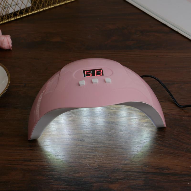 Nail Dryers 54W Drying Lamp UV LED For Curing Gel Polish Machine Motion Sensing LCD Digital Display Manicure Tools