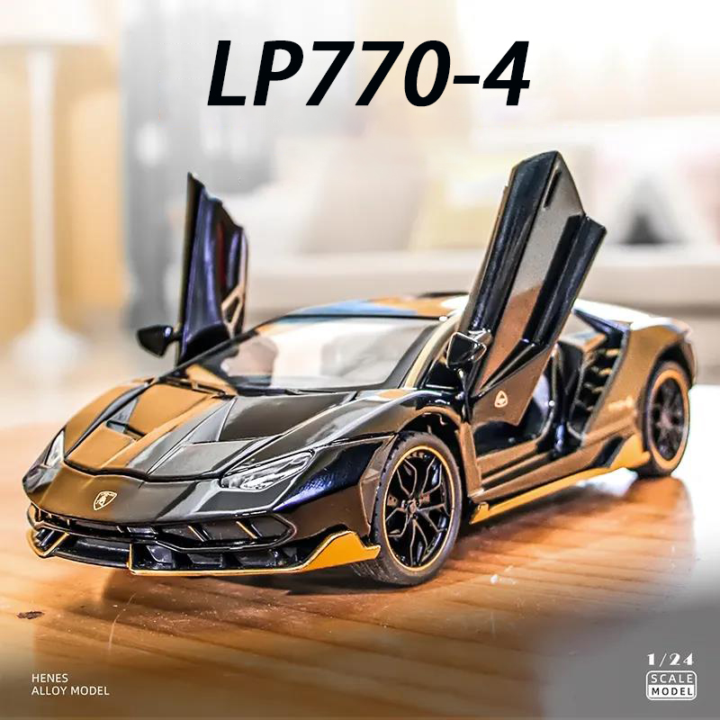 124 LP770-4 Centenario Supercar Alloy Sports Car Model Diecast Sound Super Racing Lifting Tail Hot Car Wheel For Children Gifts
124 LP770-4 Centenario Supercar Alloy Sports Car Model Diecast Sound Super Racing Lifting Tail Hot Car Wheel For Children Gifts