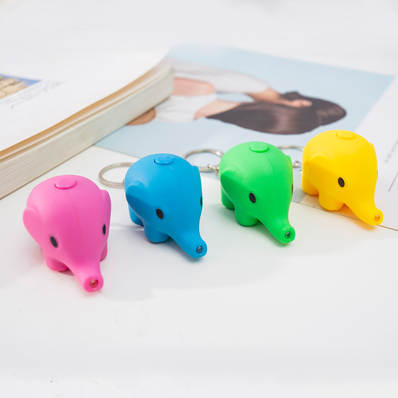 Cute Elephant LED Key Chain Light Sound Mini Flashlight Kids Toy Handbag Pendant Women Men Party Jewelry Gift
Cute Elephant LED Key Chain Light Sound Mini Flashlight Kids Toy Handbag Pendant Women Men Party Jewelry Gift