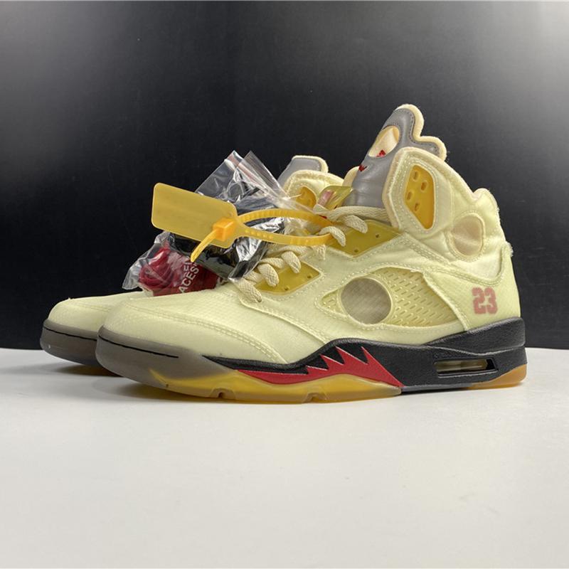 Shoes OW x Air 5 Sail Fire Red-Muslin-Black DH8565-100 5s V Women Men Sneakers Trainers, Bubble wrap packaging
Shoes OW x Air 5 Sail Fire Red-Muslin-Black DH8565-100 5s V Women Men Sneakers Trainers, Bubble wrap packaging