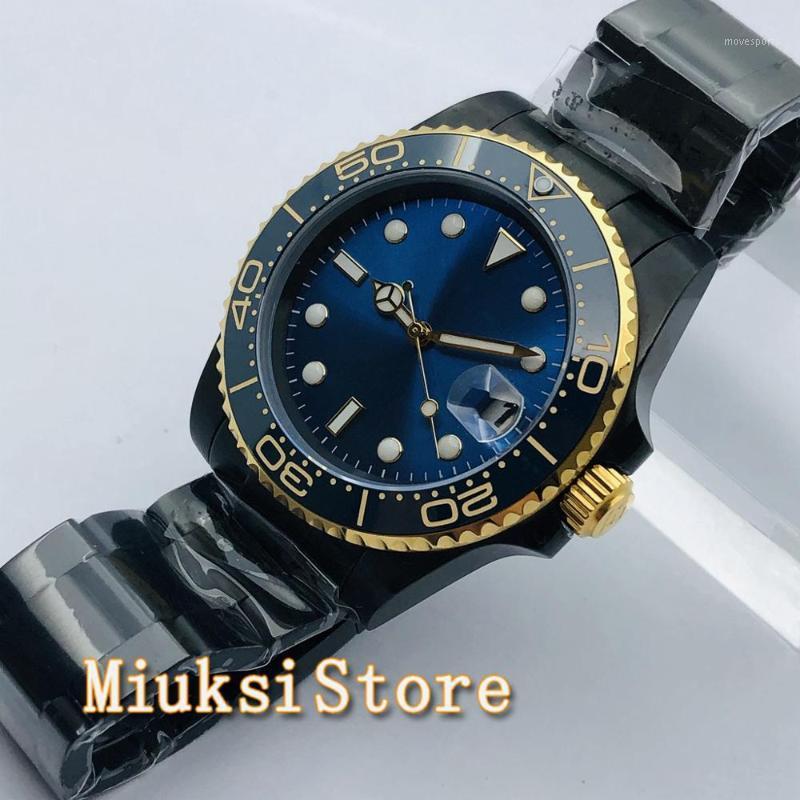 Wristwatches Men's Top Luxury Business Watch Sapphire Glass Ceramic Bezel Blue Sterile Dial NH35A Movement Automatic, Bliger watch
Wristwatches Men's Top Luxury Business Watch Sapphire Glass Ceramic Bezel Blue Sterile Dial NH35A Movement Automatic, Bliger watch
