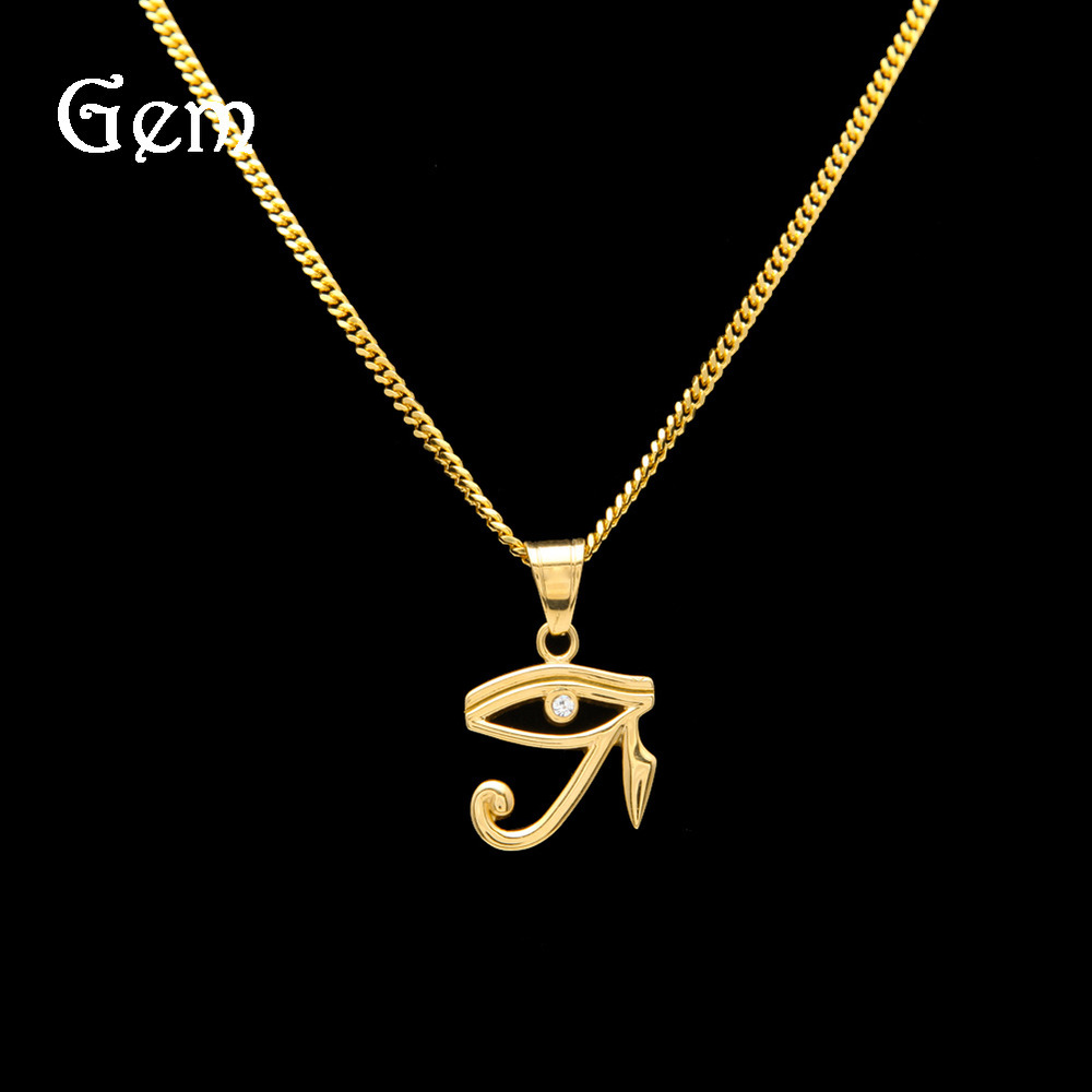 Hip hop diamond cut out Eye Pendant hawk head God Horus eye color protection titanium steel necklace small
Hip hop diamond cut out Eye Pendant hawk head God Horus eye color protection titanium steel necklace small
