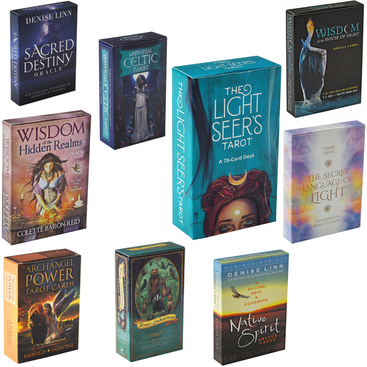 Tarot Cards Shamanic Healing Oracle Card Games Guidance Divination Fate Deck Board For Family Party Supplies
Tarot Cards Shamanic Healing Oracle Card Games Guidance Divination Fate Deck Board For Family Party Supplies