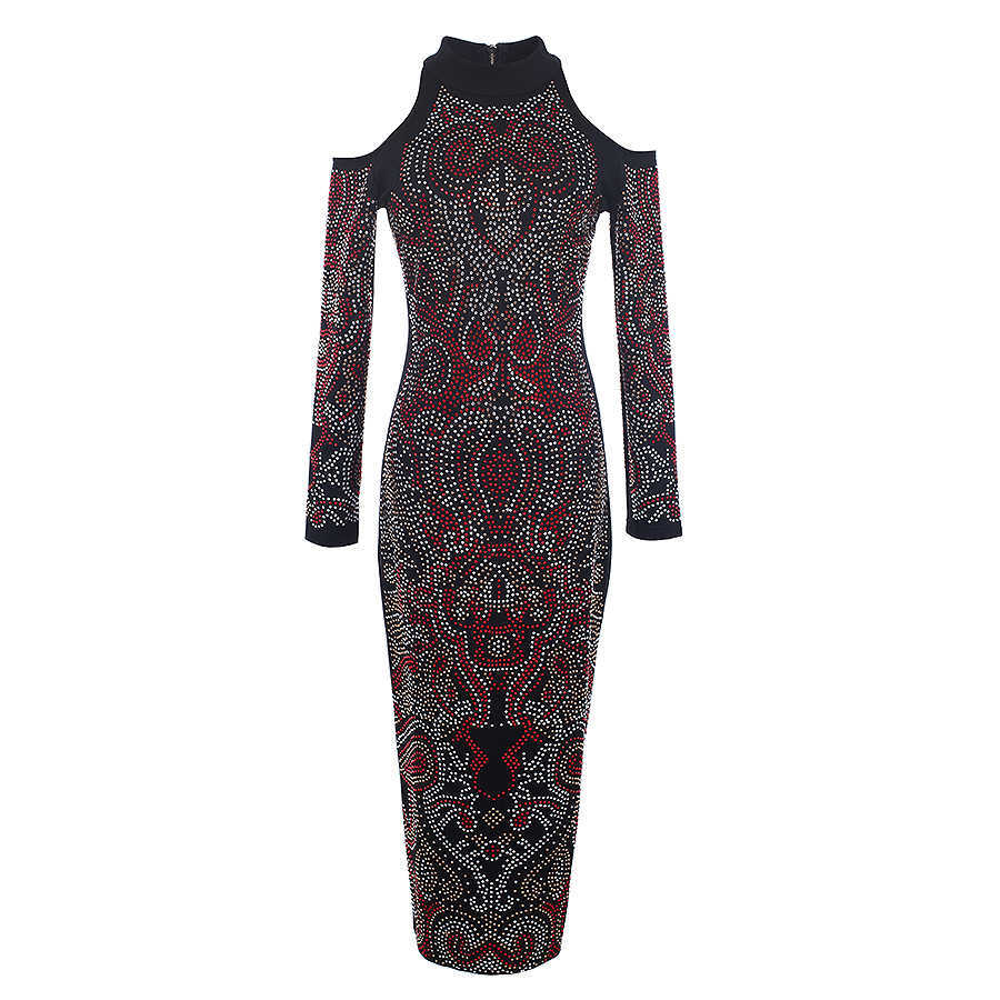 HIGH QUALITY est Fashion Baroque Designer Dress Women's Long Sleeve Shoulder Hollow Out Colorful Diamonds Beading 210526, Blue
HIGH QUALITY est Fashion Baroque Designer Dress Women's Long Sleeve Shoulder Hollow Out Colorful Diamonds Beading 210526, Blue