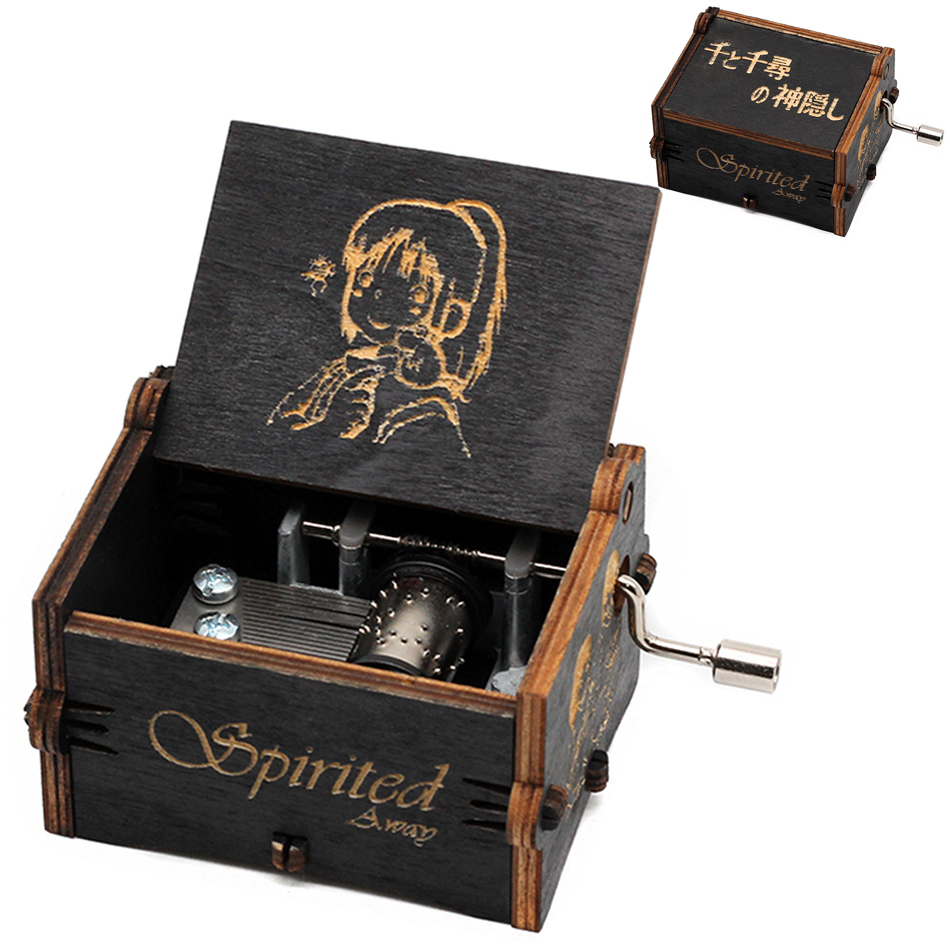 Hot New Black Hand Crank Spirited Away Godfather Music Box Jurassic Park Queen Bohemian Rhapsody Pink Panther Christmas Gift
Hot New Black Hand Crank Spirited Away Godfather Music Box Jurassic Park Queen Bohemian Rhapsody Pink Panther Christmas Gift