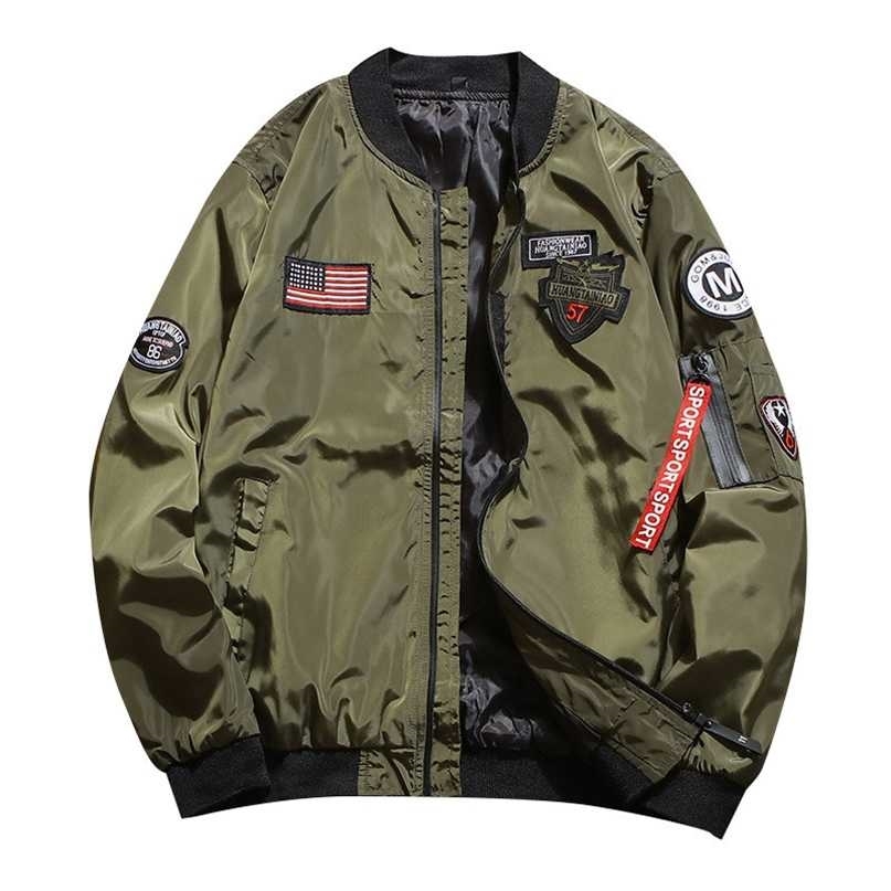 Spring Autumn Casual Coats Bomber Jacket Slim Male Outwear Mens Men's baseball uniform stranger things Hip hop printed jacket 211110, Army green
Spring Autumn Casual Coats Bomber Jacket Slim Male Outwear Mens Men's baseball uniform stranger things Hip hop printed jacket 211110, Army green