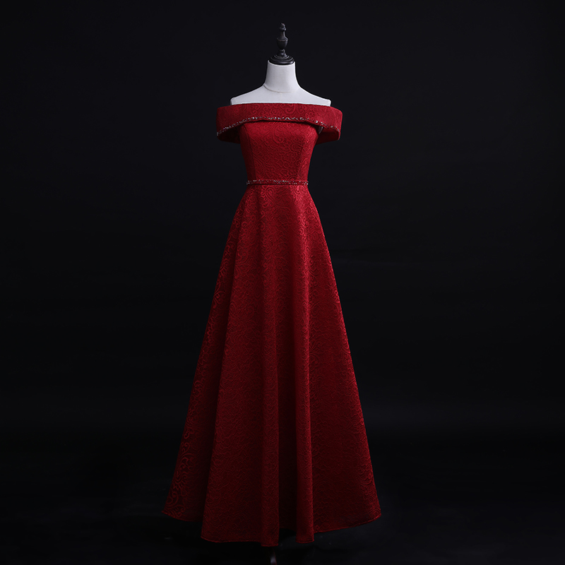 Slash Neck Off Shoulder Party Dress Women Evening Cheongsam Wedding Floor-length Qipao Elegant Gown Clothes Vestido 39it, Red
Slash Neck Off Shoulder Party Dress Women Evening Cheongsam Wedding Floor-length Qipao Elegant Gown Clothes Vestido 39it, Red