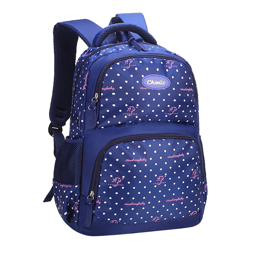 Fashion Dots Printing Schoolbag Backpack orthopedics School Bags For Girls/Boys Breathable Backpacks Reflective strip mochila, Royal blue
Fashion Dots Printing Schoolbag Backpack orthopedics School Bags For Girls/Boys Breathable Backpacks Reflective strip mochila, Royal blue