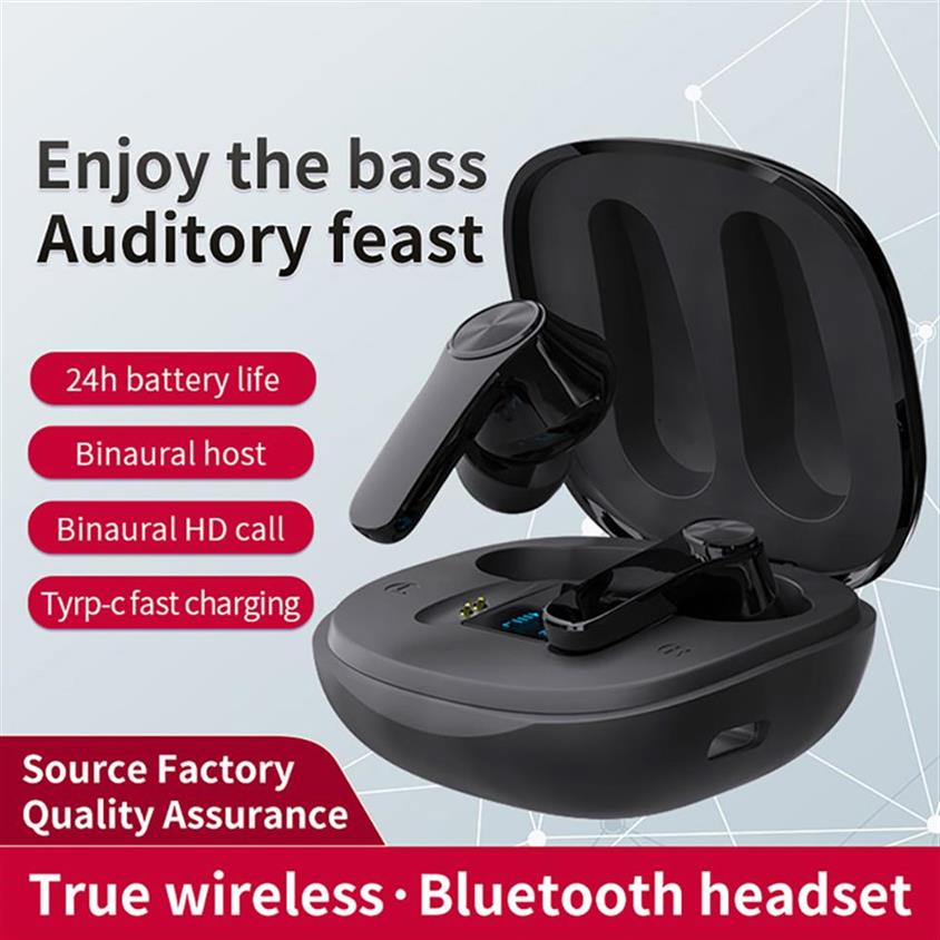 XT18 TWS Bluetooth Earphone Wireless Headphones Stereo Sound Music Headset Earbuds For Smart Phonea15a49, Black
XT18 TWS Bluetooth Earphone Wireless Headphones Stereo Sound Music Headset Earbuds For Smart Phonea15a49, Black