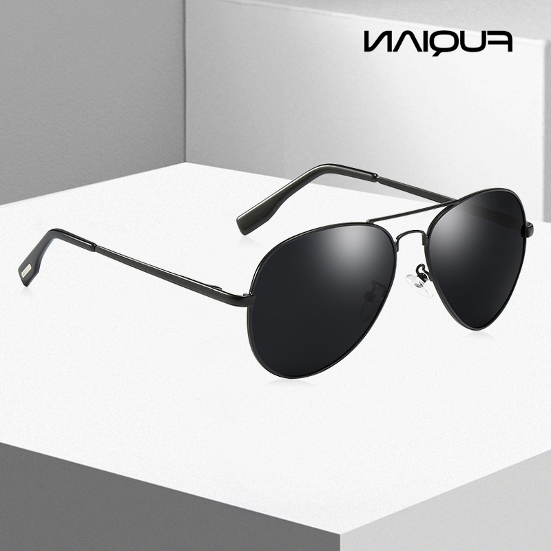 FUQIAN Classic pilot Polaris sunglasses Men fashion Metal sunglasses Women black driving goggles UV400 Glasses wholesale, Silver
FUQIAN Classic pilot Polaris sunglasses Men fashion Metal sunglasses Women black driving goggles UV400 Glasses wholesale, Silver