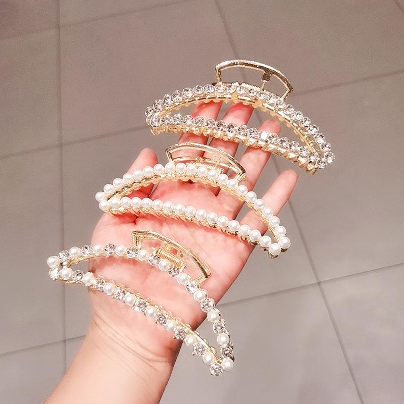 Hair Accessories Women Styling Geometric Pearl Clamps Female Bath Large Crab Fashion Rhinestone Headwear Girl Accessory
Hair Accessories Women Styling Geometric Pearl Clamps Female Bath Large Crab Fashion Rhinestone Headwear Girl Accessory