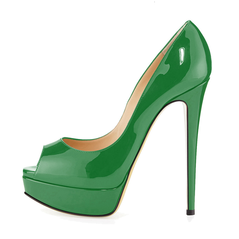 dress shoes drop thin high heel platform peep toe women genuine sheepskin patent leather pumps nightclub d020a 7pse, Black
dress shoes drop thin high heel platform peep toe women genuine sheepskin patent leather pumps nightclub d020a 7pse, Black