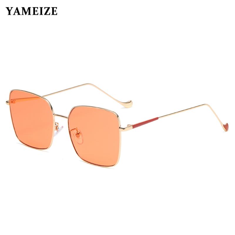 Sunglasses YAMEIZE Square Women Vintage Oversized Glasses Transparent Lens Metal Frame Sun Eyewear Big Shades Oculos
Sunglasses YAMEIZE Square Women Vintage Oversized Glasses Transparent Lens Metal Frame Sun Eyewear Big Shades Oculos