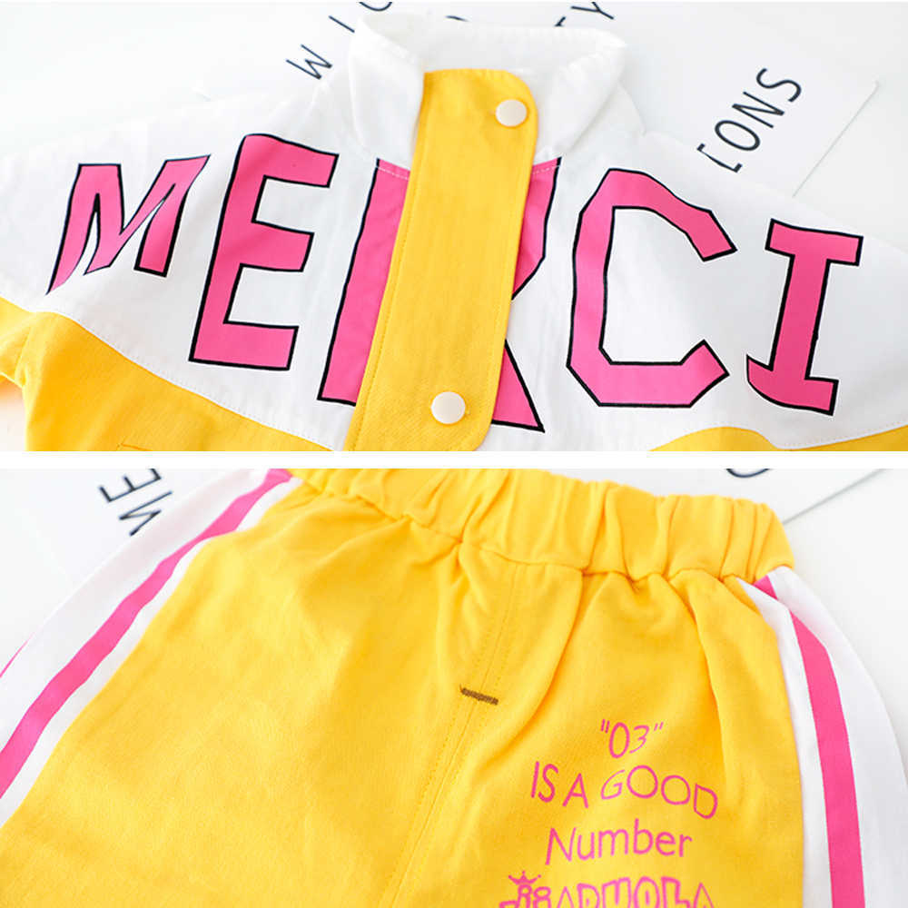 Kid Tracksuit Boy Girl Clothing Set Casual Long Sleeve Letter Zipper Oufit Infant Clothes Baby Pants 1 2 3 4 Years 211021 z250509WGYO