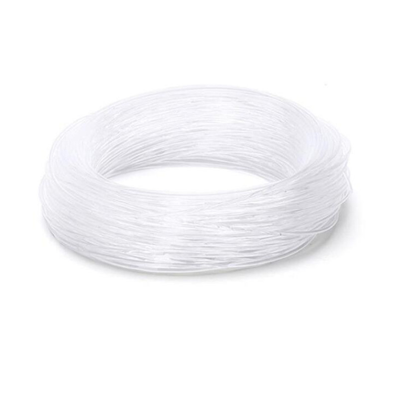High brightness lighting cable 30~100 Meter smallest diameter 0.25mm~3mm end glow PMMA optic fiber cables for star ceiling decorative light - view 3