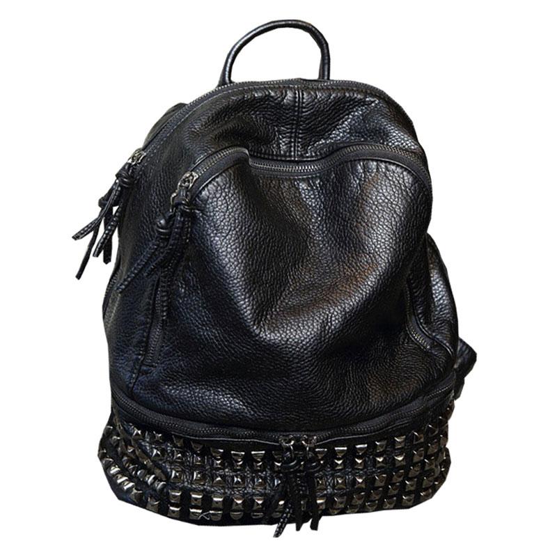 Outdoor Bags LANSUXIANG Women Bag Backpack School Brand Design Rivets Fashion Teenager Package Shoulder Travel, Black
Outdoor Bags LANSUXIANG Women Bag Backpack School Brand Design Rivets Fashion Teenager Package Shoulder Travel, Black