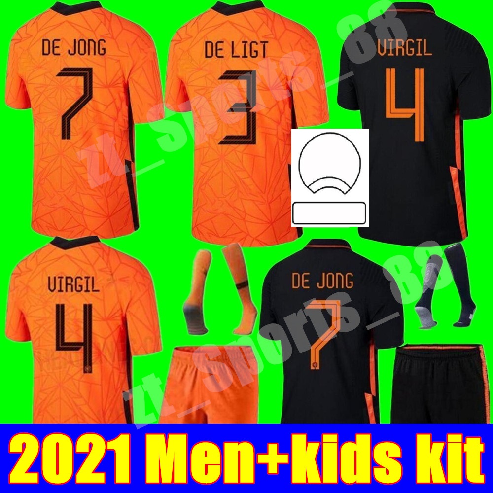 MEMPHIS 2021 Netherlands soccer jerseys boys Holland DE LIGT STROOTMAN VAN DIJK VIRGIL Adult men + kids kit child youth football shirt, Kids away+european cup patch
MEMPHIS 2021 Netherlands soccer jerseys boys Holland DE LIGT STROOTMAN VAN DIJK VIRGIL Adult men + kids kit child youth football shirt, Kids away+european cup patch