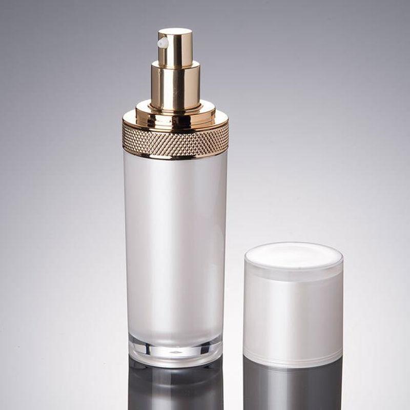 30 50 100 120ml pearl white acrylic lotion bottle emulsion dispenser 30g 50g Cream jar cosmetic packaging container F20211989