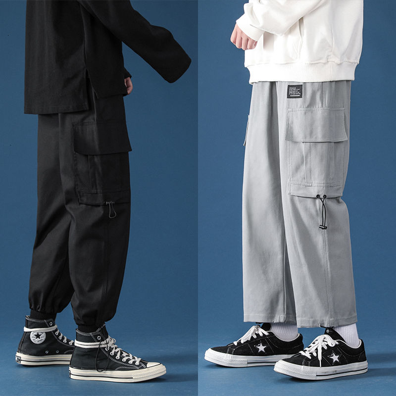 2021 New Spring Cargo Men's Fashion Retro Casual Pocket Men Streetwear Loose Hip-hop Straight Wide Leg Pants Mens Trousers Vxgn, Gray
2021 New Spring Cargo Men's Fashion Retro Casual Pocket Men Streetwear Loose Hip-hop Straight Wide Leg Pants Mens Trousers Vxgn, Gray