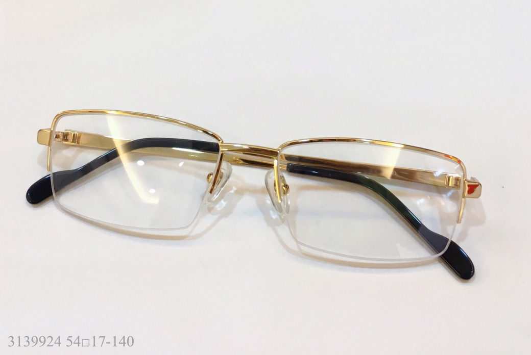 Gold Square Eyeglasses Half Frame Clear Lens 54mm Men Fashion Sunglasses Frames with Box
Gold Square Eyeglasses Half Frame Clear Lens 54mm Men Fashion Sunglasses Frames with Box