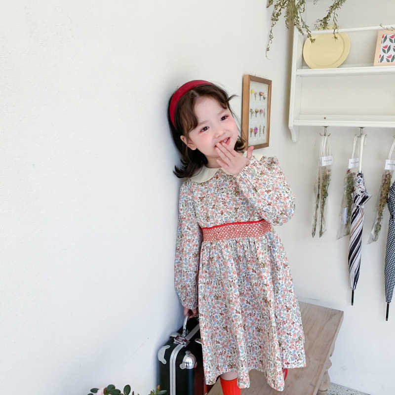 Spring Floral Long Sleeve Dress For Kids Girls Fashion Sweet Cotton Princess es Baby Girl Cute Casual Clothing 210615, Pink floral
Spring Floral Long Sleeve Dress For Kids Girls Fashion Sweet Cotton Princess es Baby Girl Cute Casual Clothing 210615, Pink floral