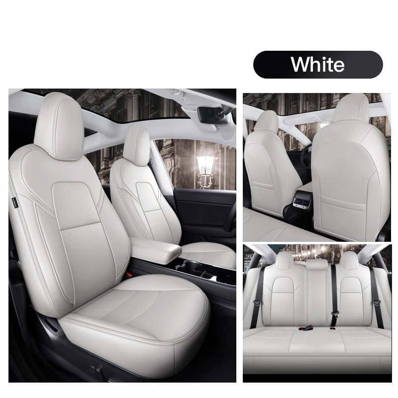 Car Accessories Seat Cover For Tesla Model Y/S High Quality Leather Custom Fit 5 Seaters Cushion 360 Degree Full Covered Model 3 (Only Made Tesla) 001
Car Accessories Seat Cover For Tesla Model Y/S High Quality Leather Custom Fit 5 Seaters Cushion 360 Degree Full Covered Model 3 (Only Made Tesla) 001