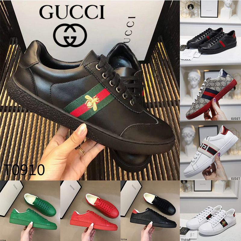 Mens Italy Bee Casual Shoes ACE Designers Womens Black White Leather Flat Bottom Sneakers Green Red Stripe Embroidered Tiger Snake Couples Trainers Des Chaussures, Shoes box
Mens Italy Bee Casual Shoes ACE Designers Womens Black White Leather Flat Bottom Sneakers Green Red Stripe Embroidered Tiger Snake Couples Trainers Des Chaussures, Shoes box