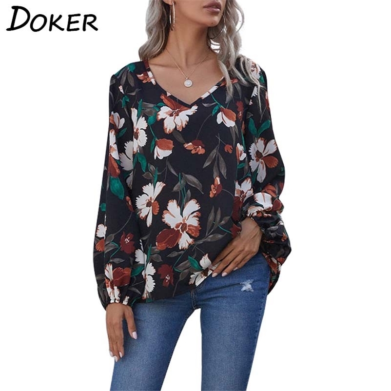 Floral Print Blouse Women Autumn Casual Fashion V-neck Long Sleeve Elegant Office Ladies Shirt Female Plus Size Tops And Blouses 210604, Apricot
Floral Print Blouse Women Autumn Casual Fashion V-neck Long Sleeve Elegant Office Ladies Shirt Female Plus Size Tops And Blouses 210604, Apricot