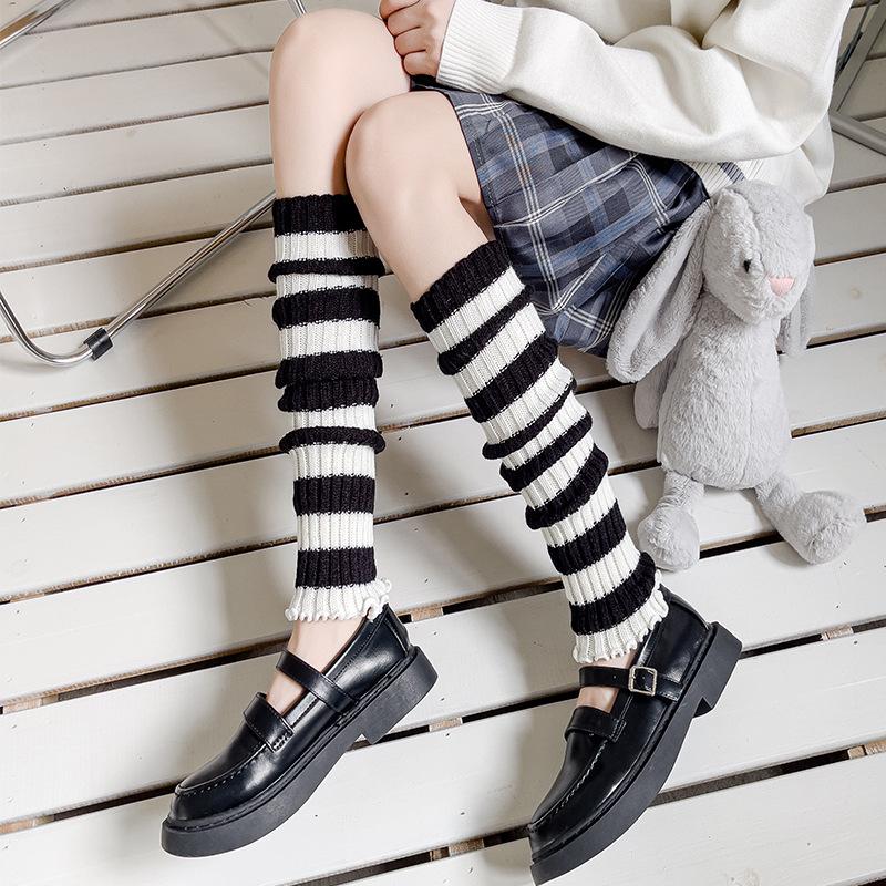 Socks & Hosiery Punk Striped Harajuku Long Knitted High Ealstic Winter Thicken Knee Stockings Thermal Woman, Black;white
Socks & Hosiery Punk Striped Harajuku Long Knitted High Ealstic Winter Thicken Knee Stockings Thermal Woman, Black;white