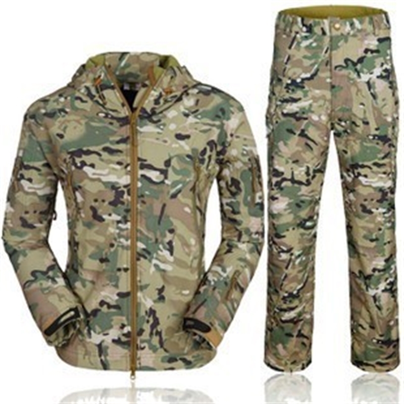 High quality TAD V 40 Men Outdoor Hunting Camping Waterproof Windproof Polyester Coats Jacket Jacket T200117