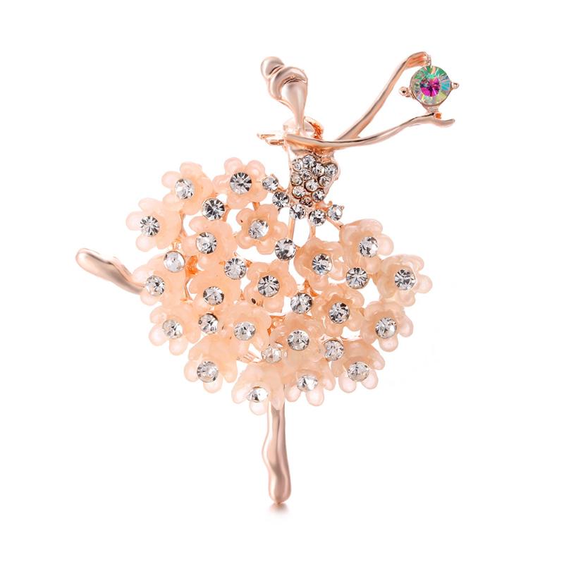 Elegant zircon Alloy Brooches New Ladies Wholesale Ballet Girls
Elegant zircon Alloy Brooches New Ladies Wholesale Ballet Girls