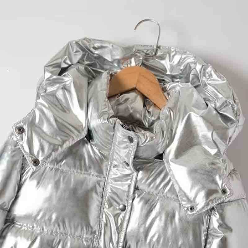 2019 Thicken Hooded Winter Jacket Women Parka Coat Casual silver Parka Warm Plus Size Jaqueta Feminina Warm Large Size Coat MY10 T191210