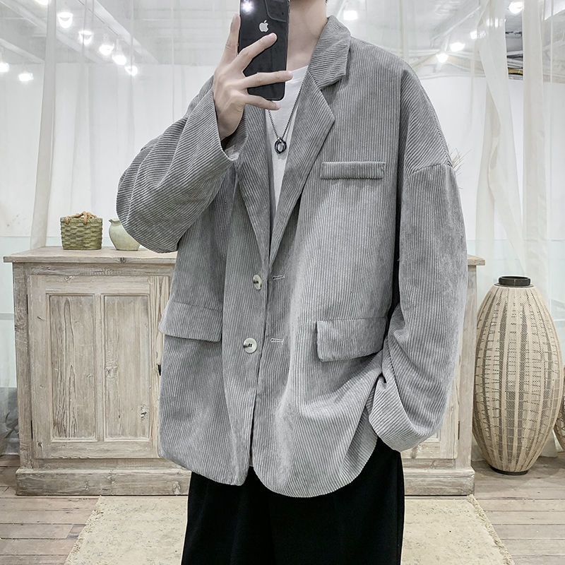 2021 New Blazer Men's Fashion Business Casual Men Streetwear Spring Retro Suit Jacket Mens Short Coat M-2xl H0ev, Gray
2021 New Blazer Men's Fashion Business Casual Men Streetwear Spring Retro Suit Jacket Mens Short Coat M-2xl H0ev, Gray