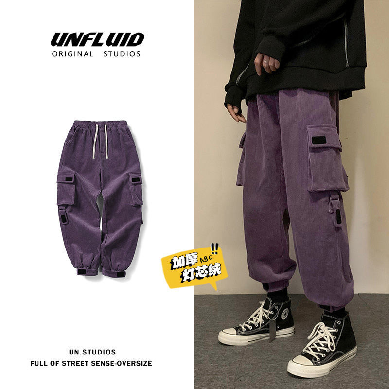 2021 New Winter Thickened Corduroy Men's Warm Fashion Casual Retro Men Streetwear Hip-hop Straight Pants Mens Bbku, Purple
2021 New Winter Thickened Corduroy Men's Warm Fashion Casual Retro Men Streetwear Hip-hop Straight Pants Mens Bbku, Purple